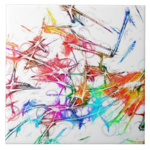 Azulejo De Cerámica Arte colorido