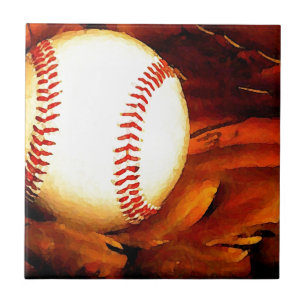 Azulejo De Cerámica Arte de béisbol