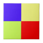 Azulejo De Cerámica Arte de bloques de color<br><div class="desc">Diseño de bloques muy luminosos</div>