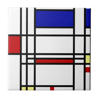 Azulejo De Cerámica Arte moderno de Mondrian