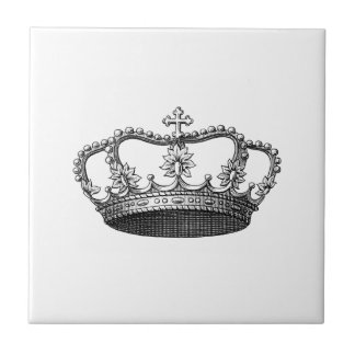 Azulejo De Cerámica Artículo de plata del regalo de la corona que