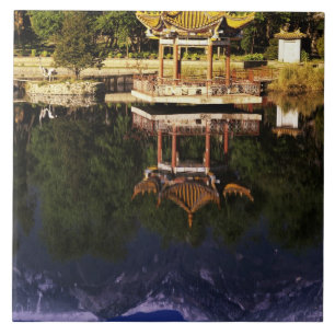 Azulejo De Cerámica Asia, China, Yunnan, Dalí. Montañas Cangshan