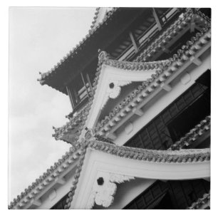 Azulejo De Cerámica Asia, Japón, Kumamoto. Detalle del Kumamoto,