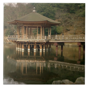 Azulejo De Cerámica Asia, Japón, Nara, Templo en Nara