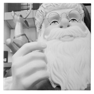 Azulejo De Cerámica Asia, Japón, Tokio. Papá Noel en Ikebukuro