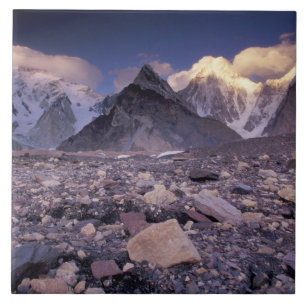 Azulejo De Cerámica Asia, Pakistán, Cordillera Karakoram, Broad y