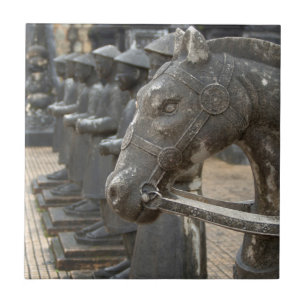 Azulejo De Cerámica Asia, Vietnam. Figuritas y estatuas de caballos