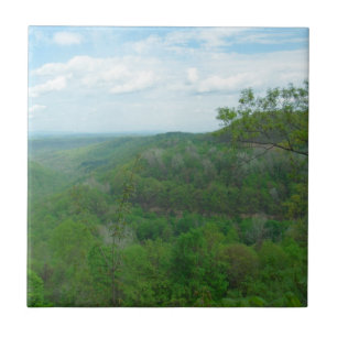 Azulejo De Cerámica Asombroso West Virginia Mountain View