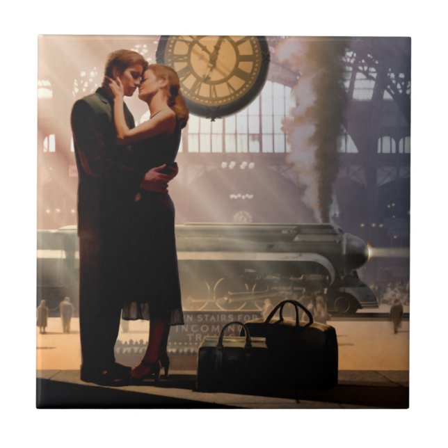 Azulejo De Cerámica Au Revoir (Frente)