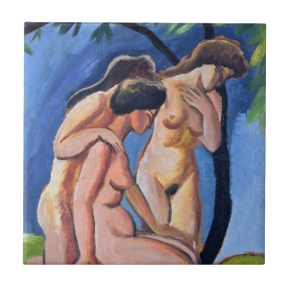 Azulejo De Cerámica Auguste Macke Tres Actos