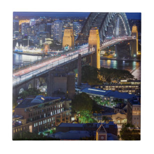 Azulejo De Cerámica Australia, Sydney, el área de The Rocks, Puerto d