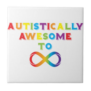 Azulejo De Cerámica Autisticamente Asombroso A Infinito