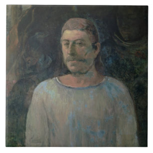 Azulejo De Cerámica Autorretrato, cerca de Golgotha, 1896 (petróleo e