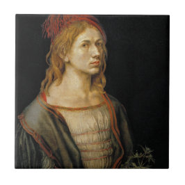Azulejo De Cerámica Autorretrato de Albrecht Durer 1493