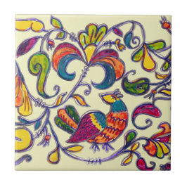 Azulejo De Cerámica Ave del Norte