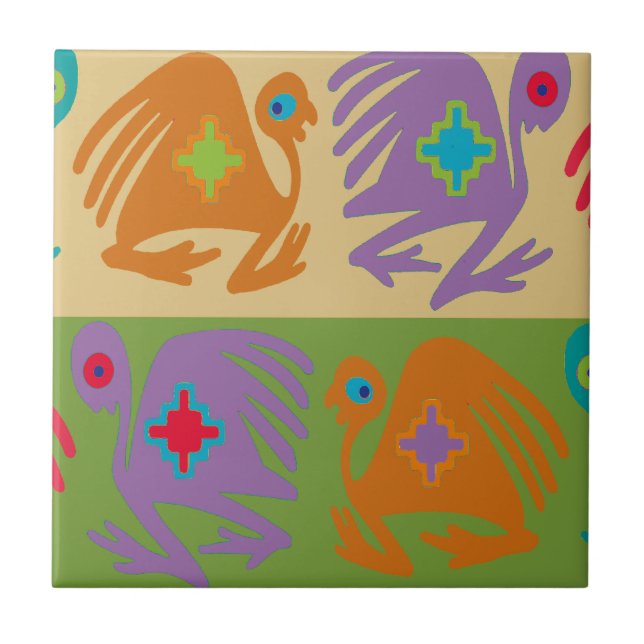 Azulejo De Cerámica Aves Peruanas (Frente)