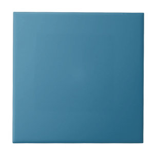Azulejo De Cerámica Azul Astral Sólido