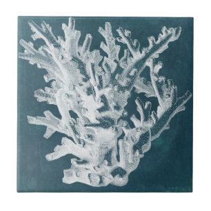 Azulejo De Cerámica Azure Coral I