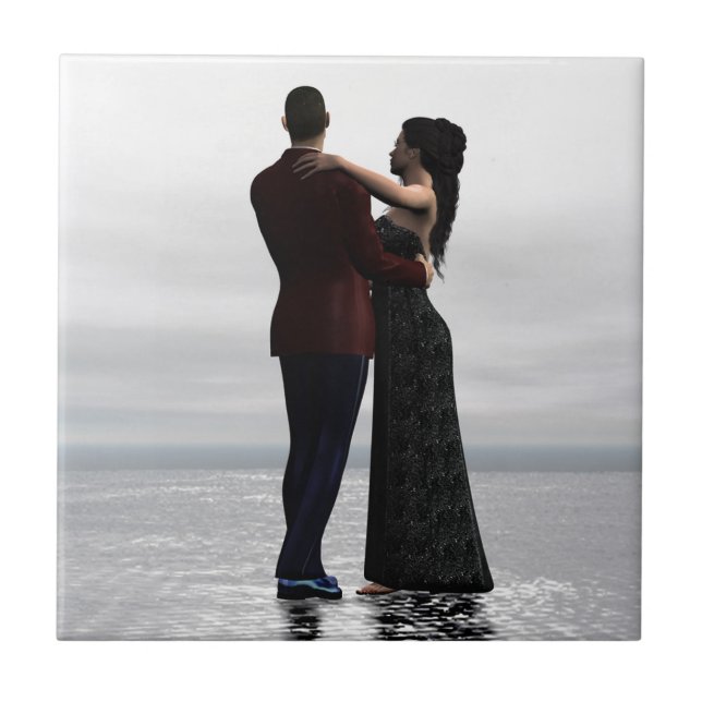 Azulejo De Cerámica Bailar conmigo (Frente)