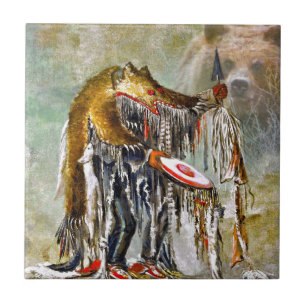 Azulejo De Cerámica Bailarín del oso