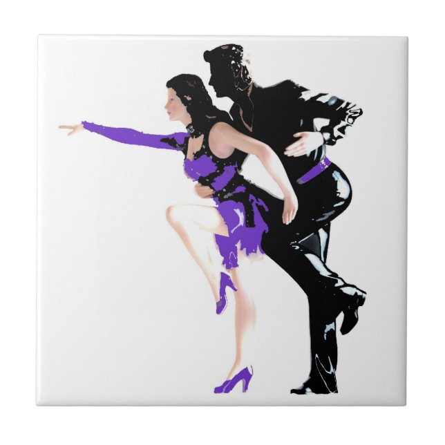 Azulejo De Cerámica Bailarinas (Frente)