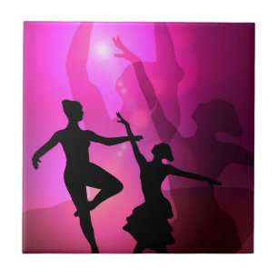 Azulejo De Cerámica Bailarines de Ballet
