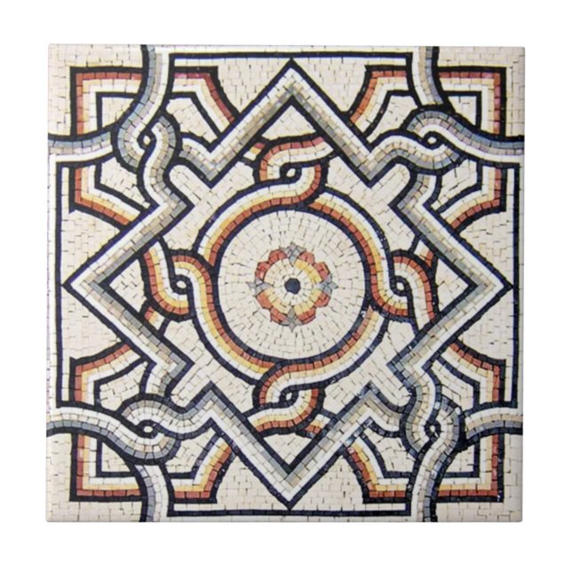 Azulejo de Cerámica - Baldosa de Diseño de Mosaico (Frente)