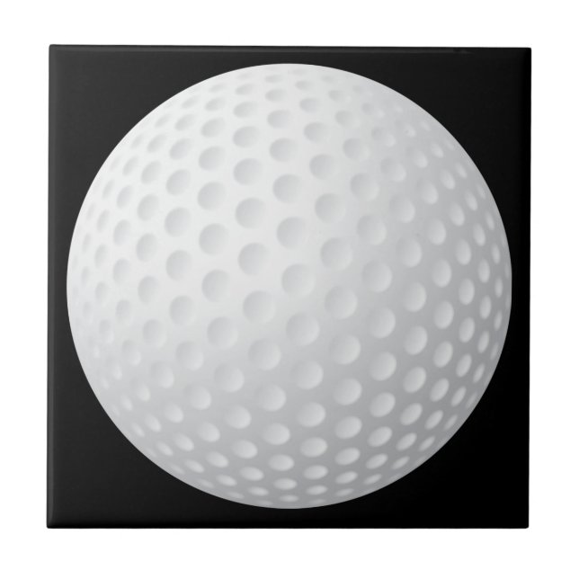 Azulejo De Cerámica Ball de golf (Frente)