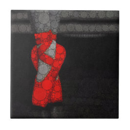 Azulejo De Cerámica Ballerina Shoes Cute Ballet