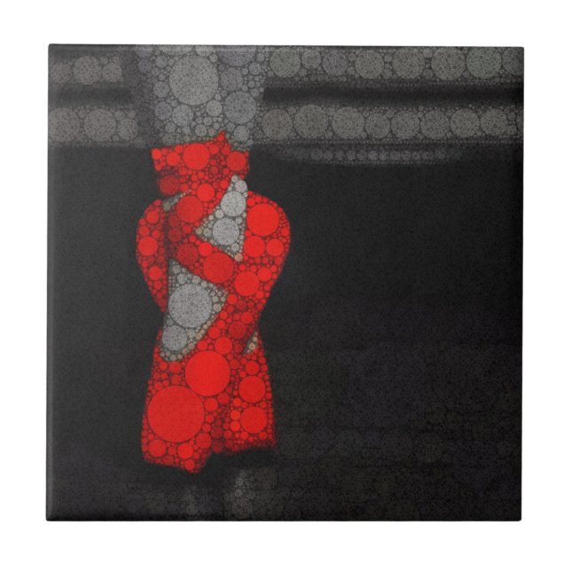 Azulejo De Cerámica Ballerina Shoes Cute Ballet (Frente)