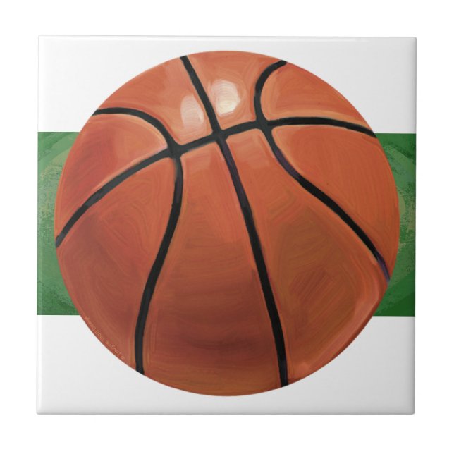 Azulejo De Cerámica Baloncesto (Frente)