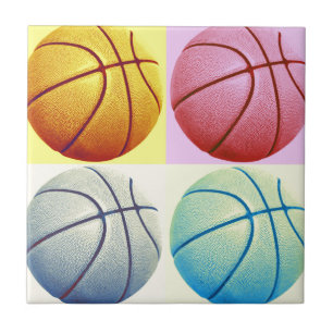 Azulejo De Cerámica Baloncesto de arte pop
