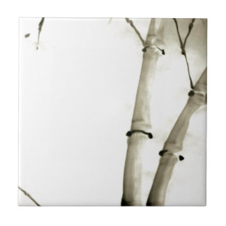 Azulejo De Cerámica Bambú y hojas