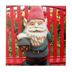 Azulejo De Cerámica Banco rojo