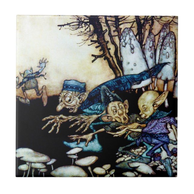 Azulejo De Cerámica Banda de trabajadores (Frente)