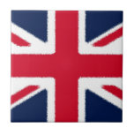 Azulejo De Cerámica Bandera británica<br><div class="desc">Banderas de países del mundo: arte digital de bandera nacional de bandera inglesa</div>