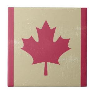 Azulejo De Cerámica bandera canadiana