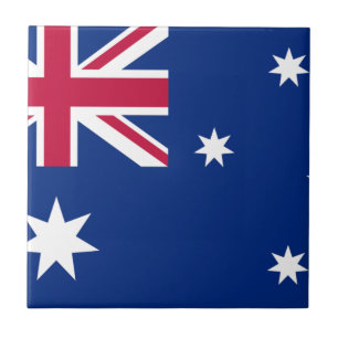 Azulejo De Cerámica Bandera de Australia