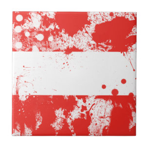 Azulejo De Cerámica Bandera de Austria