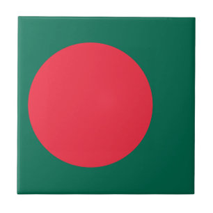 Azulejo De Cerámica Bandera de Bangladesh