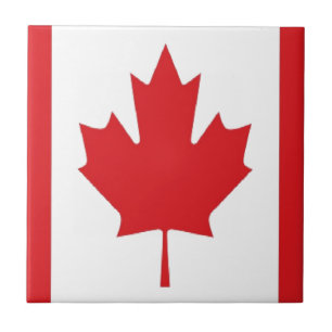 Azulejo De Cerámica Bandera de Canadá