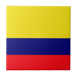 Azulejo De Cerámica Bandera de Colombia