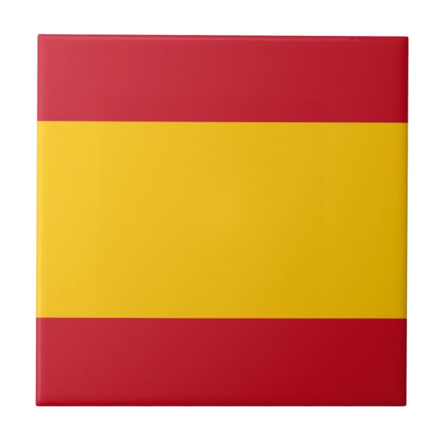 Azulejo De Cerámica Bandera de España, Bandera de España, Bandera Espa (Frente)