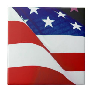 Azulejo De Cerámica Bandera de Estados Unidos