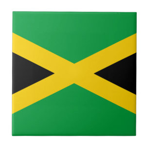 Azulejo De Cerámica Bandera de Jamaica