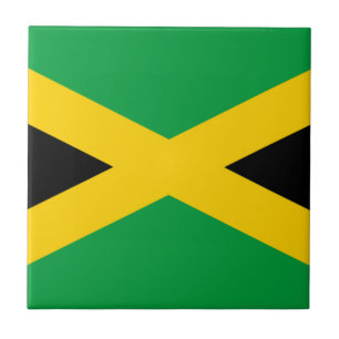 Azulejo De Cerámica Bandera de Jamaica