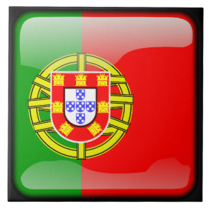 Azulejo De Cerámica bandera de portugal