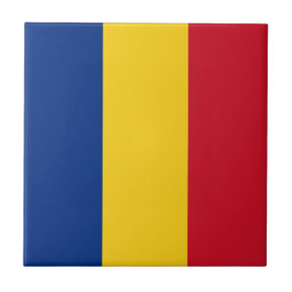 Azulejo De Cerámica Bandera de Rumania