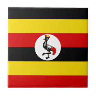 Azulejo De Cerámica Bandera de Uganda Tile cerámico