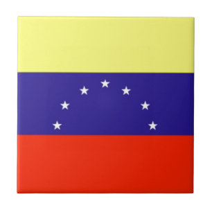 Azulejo De Cerámica Bandera de Venezuela